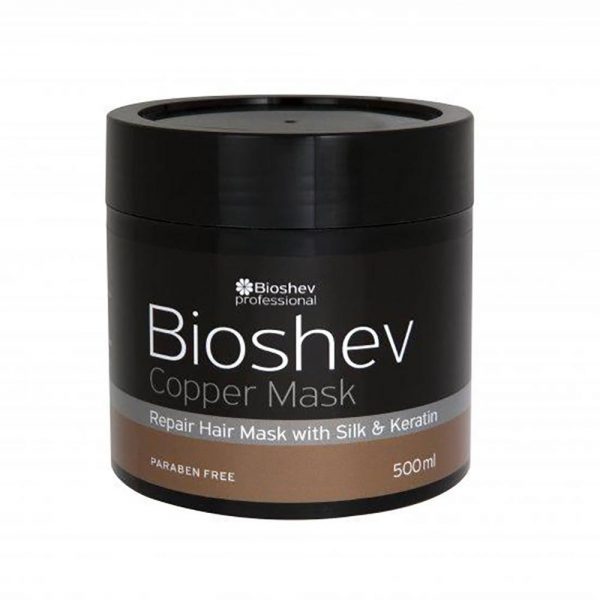 Bioshev Copper Mask With Silk And Keratin 500ml