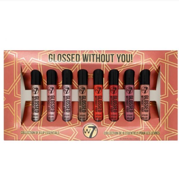 W7 Cosmetics Gift Set Glossed Without You 8pcs