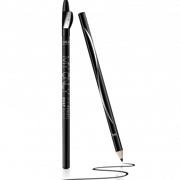 Revers Cosmetics My Only Eye Pencil Wooden Eyeliner with A Sharpener Black