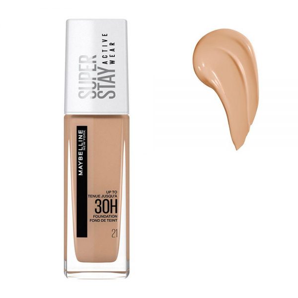 Maybelline Super Stay 30h Full Coverage Foundation 21 Nude Beige 30ml
