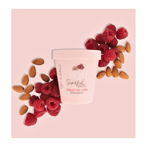 Fluff ”Raspberry with Almonds” Body Yoghurt 180ml
