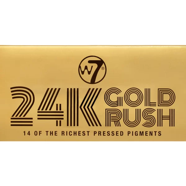 w7 24K Gold Rush Eyeshadow Palette