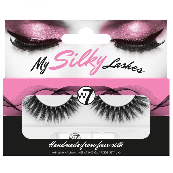 w7 Βλεφαρίδες My Silky Lashes – SL33-Μαύρο Χρώμα