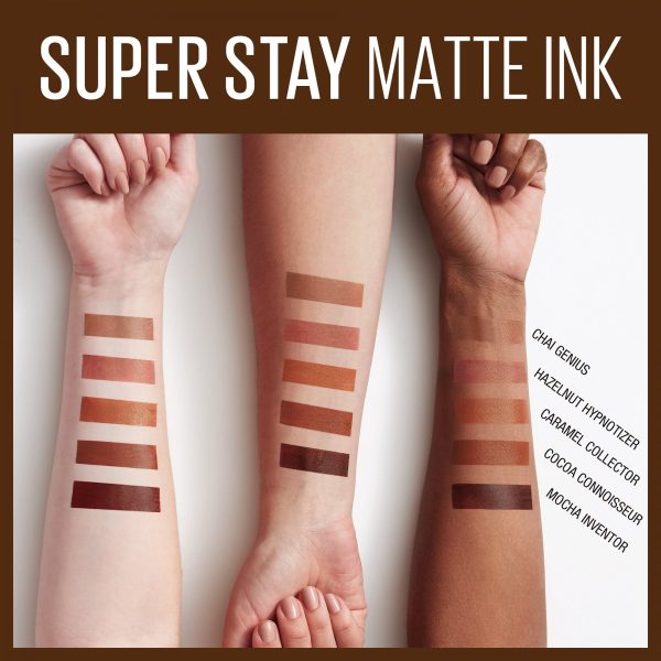 Maybelline SuperStay Matte Ink Coffee Edition Liquid Lipstick – 265 Caramel Collector