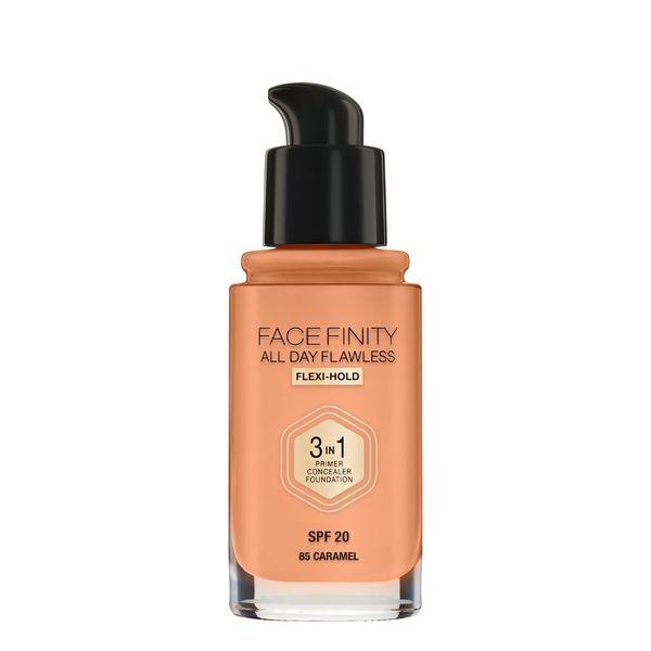 Max Factor Facefinity All Day Flawless 3 In 1 Foundation 85 Caramel 30ml