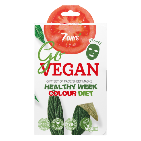 7 Days Go Vegan Gift Set Healthy Week (7Masks)