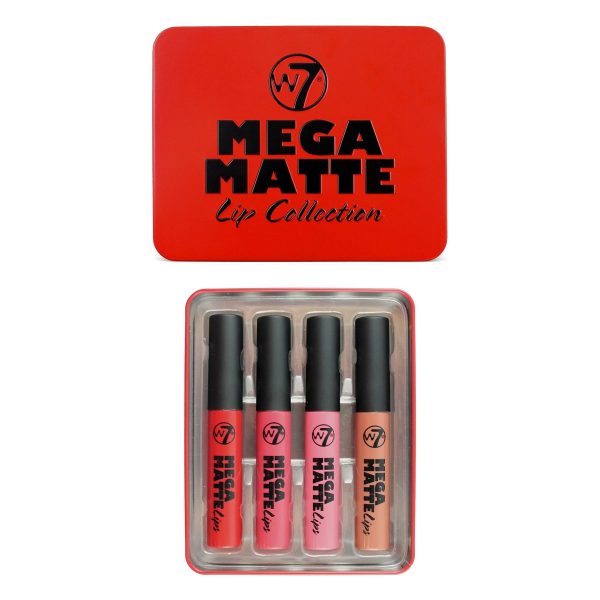 W7 Cosmetics Mega Matte Lip Collection 4x7ml
