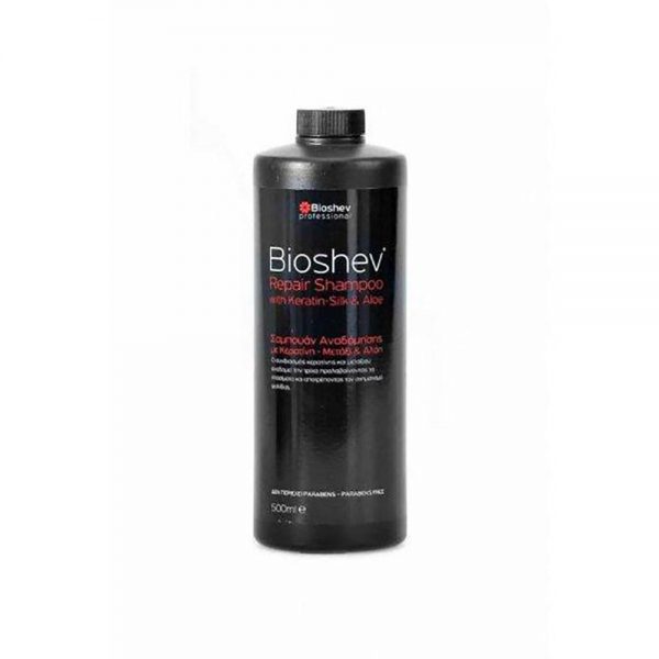 Bioshev Repair Shampoo Keratin Silk And Aloe 1000ml