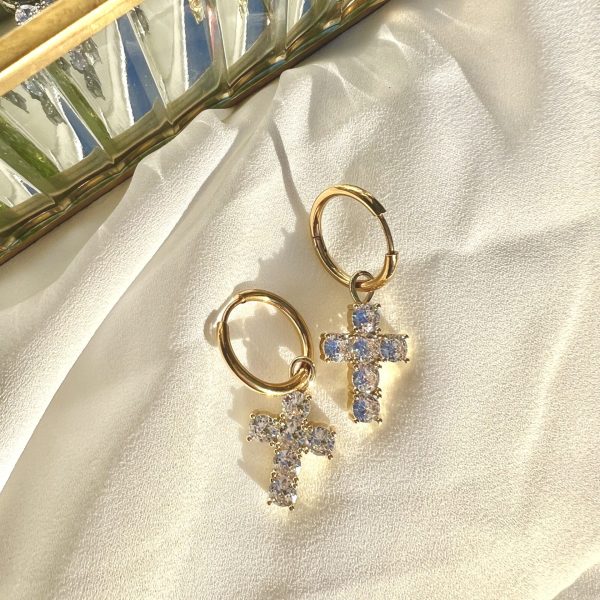 Saint earrings