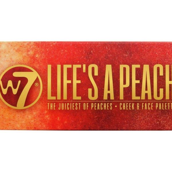 W7 Lifes A Peach Παλέτα Ρουζ Με 5 Φυσικές Αποχρώσεις 15g