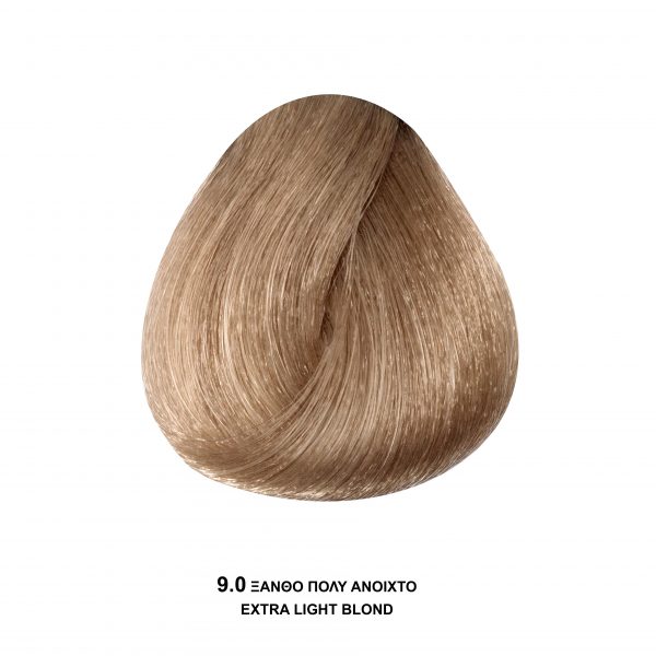 Bioshev Professional Hair Color Cream 9.0 Ξανθό Πολύ Ανοιχτό 100ml