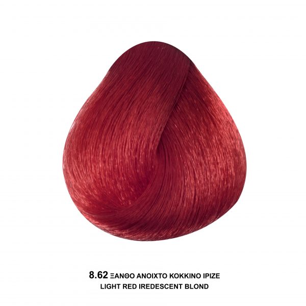 Bioshev Professional Hair Color Cream 8.62 Ξανθό Ανοικτό Κόκκινο Ιριζέ 100ml