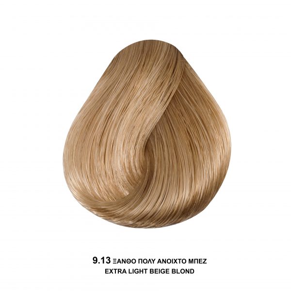 Bioshev Professional Hair Color Cream 9.12 Ξανθό Πολύ Ανοικτό Μπεζ 100ml