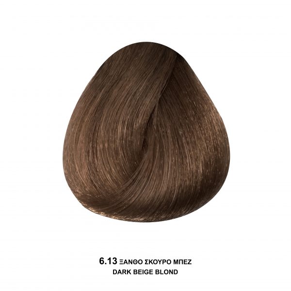 Bioshev Professional Hair Color Cream 6.13 Ξανθό Ανοικτό Μπεζ 100ml