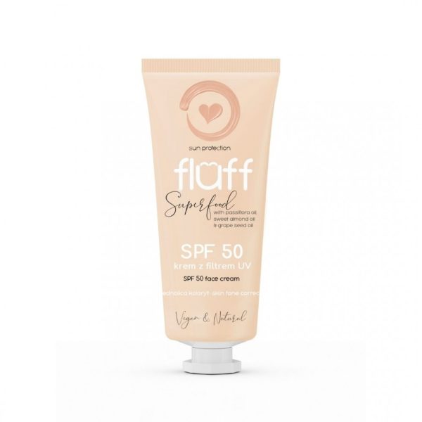 Fluff Skin tone Correcting Αντηλιακή Κρέμα Προσώπου SPF50 50ml