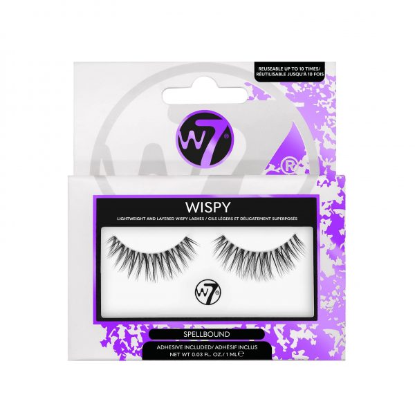 w7 Wispy Lashes-Spellbound-Ψεύτικες Βλεφαρίδες Μαύρο Χρώμα