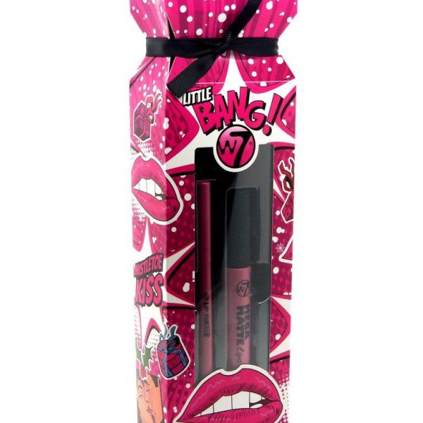 w7 Little Bang – 1 x Mega Matte Lips – Sinful Ροζ, 1 x Lip Twister