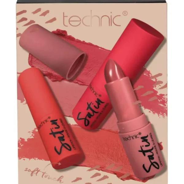 Technic Satin Lipstick Set